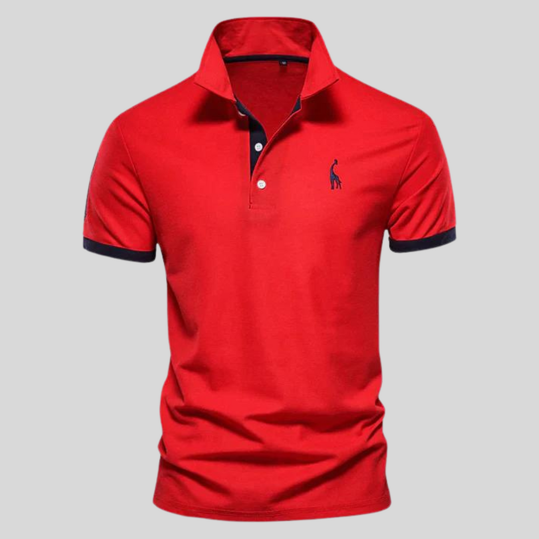Polo homme luxe: coupe moderne, tissu doux et respirant. Élégance et confort.