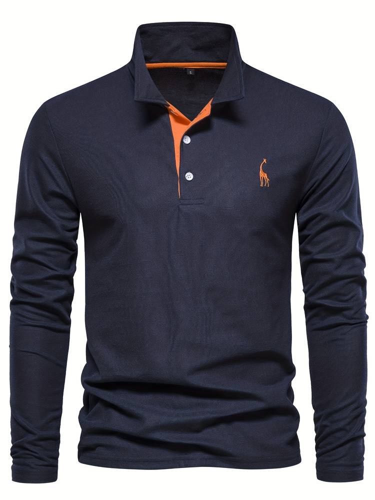 Polo homme luxe.  Élégant et confortable.  Modèle premium.