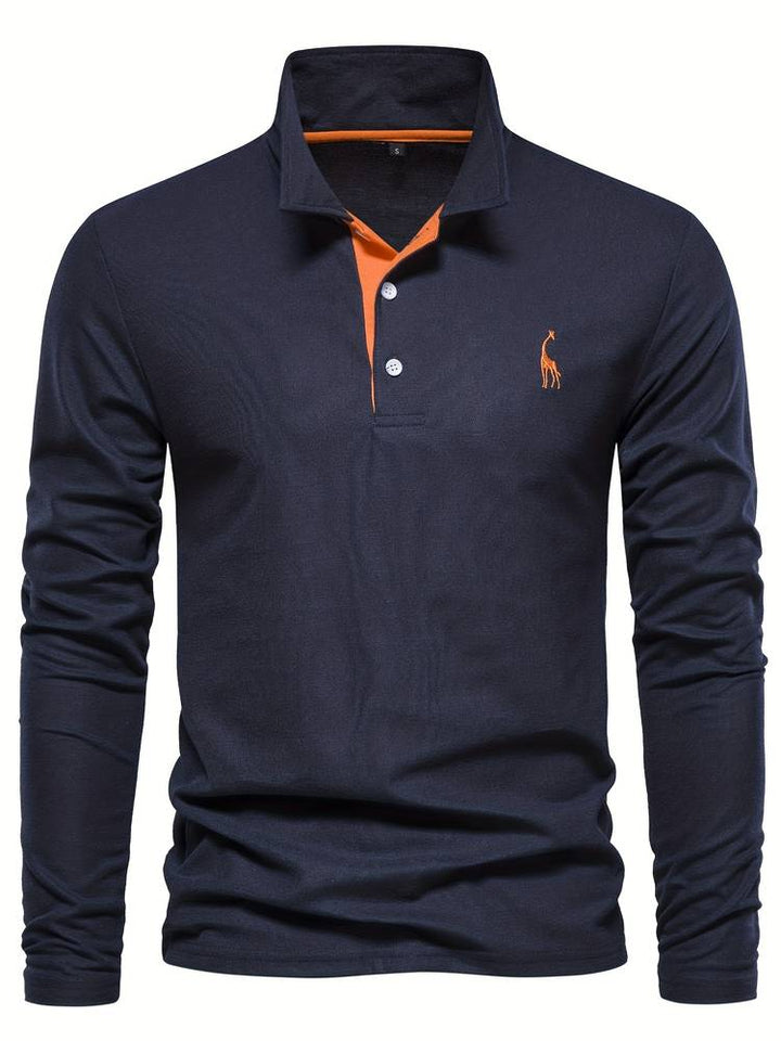 Polo homme luxe.  Élégant et confortable.  Modèle premium.