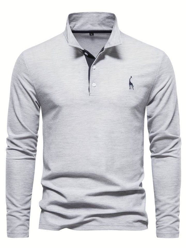 Polo homme luxe.  Élégant et confortable.  Modèle premium.