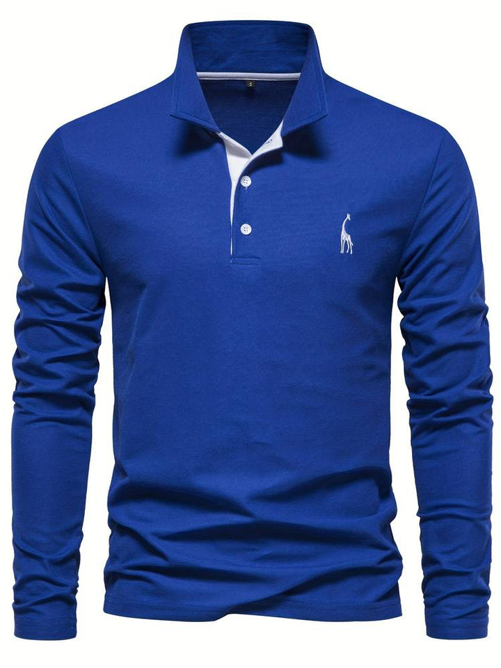 Polo homme luxe.  Élégant et confortable.  Modèle premium.