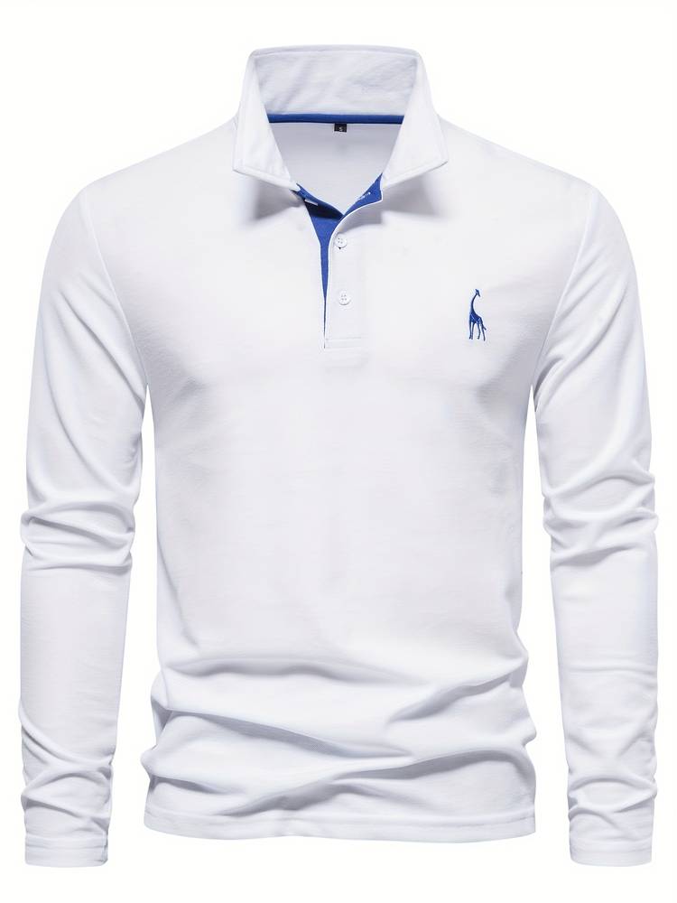 Polo homme luxe.  Élégant et confortable.  Modèle premium.