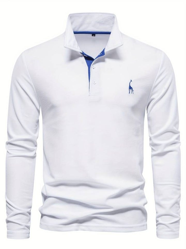 Polo homme luxe.  Élégant et confortable.  Modèle premium.