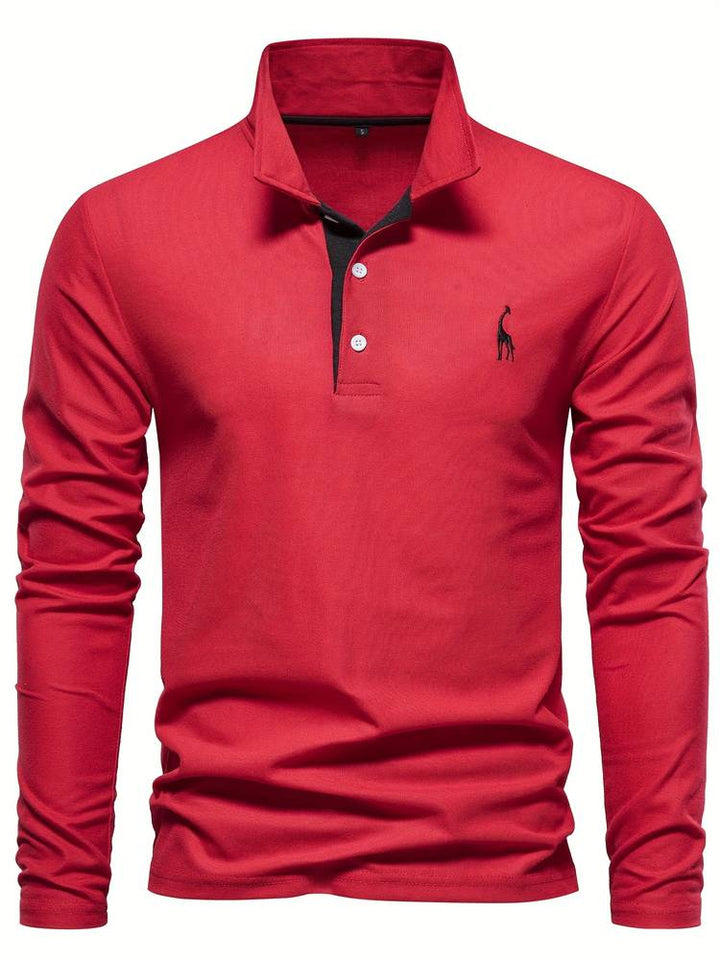 Polo homme luxe.  Élégant et confortable.  Modèle premium.