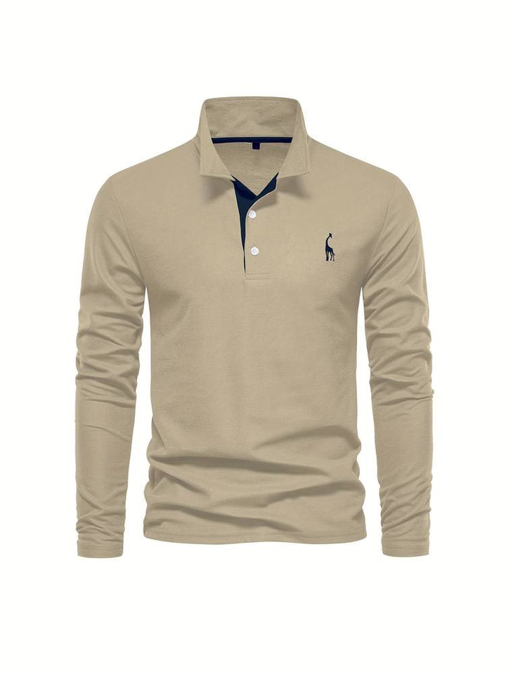 Polo homme luxe.  Élégant et confortable.  Modèle premium.