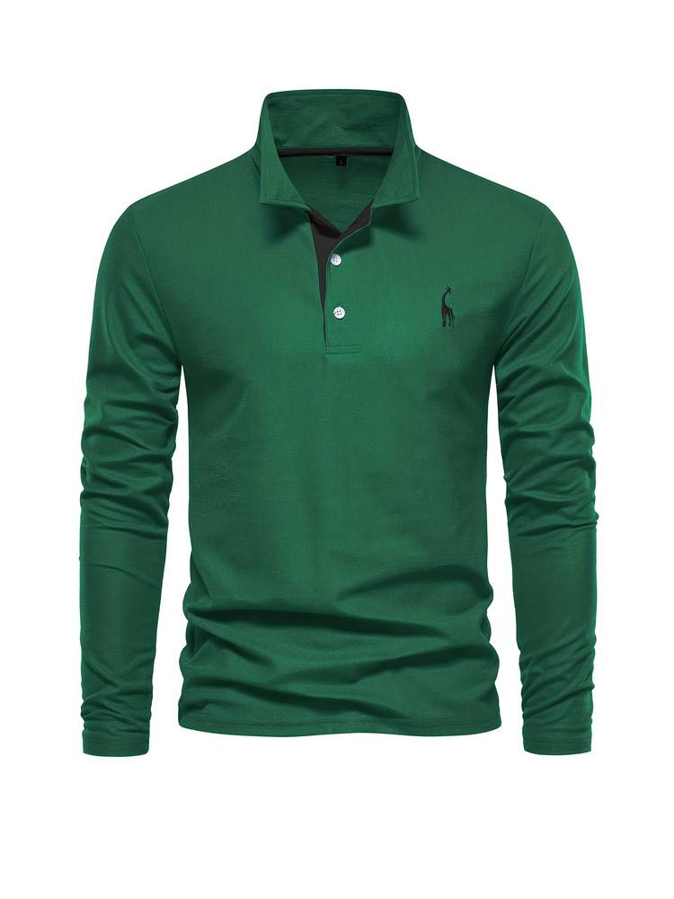 Polo homme luxe.  Élégant et confortable.  Modèle premium.