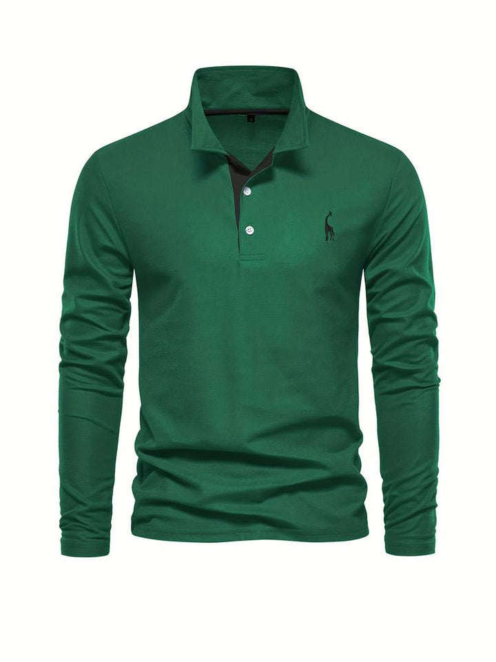 Polo homme luxe.  Élégant et confortable.  Modèle premium.