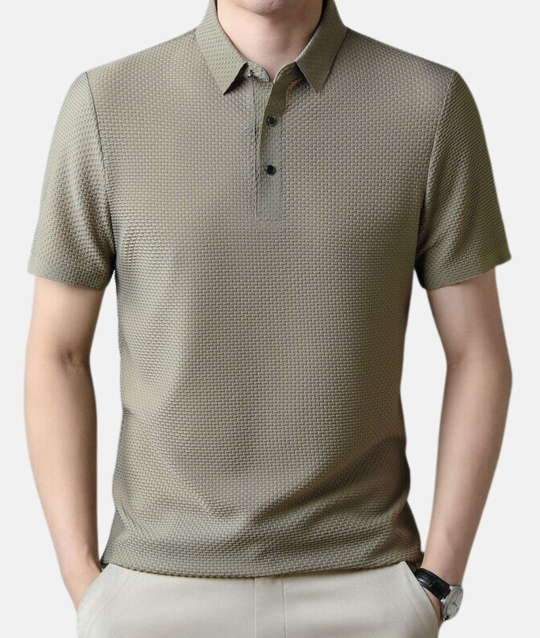 Polo homme rayé, style moderne et confortable.  Coupe impeccable, tissu respirant.  Parfait pour un look élégant.