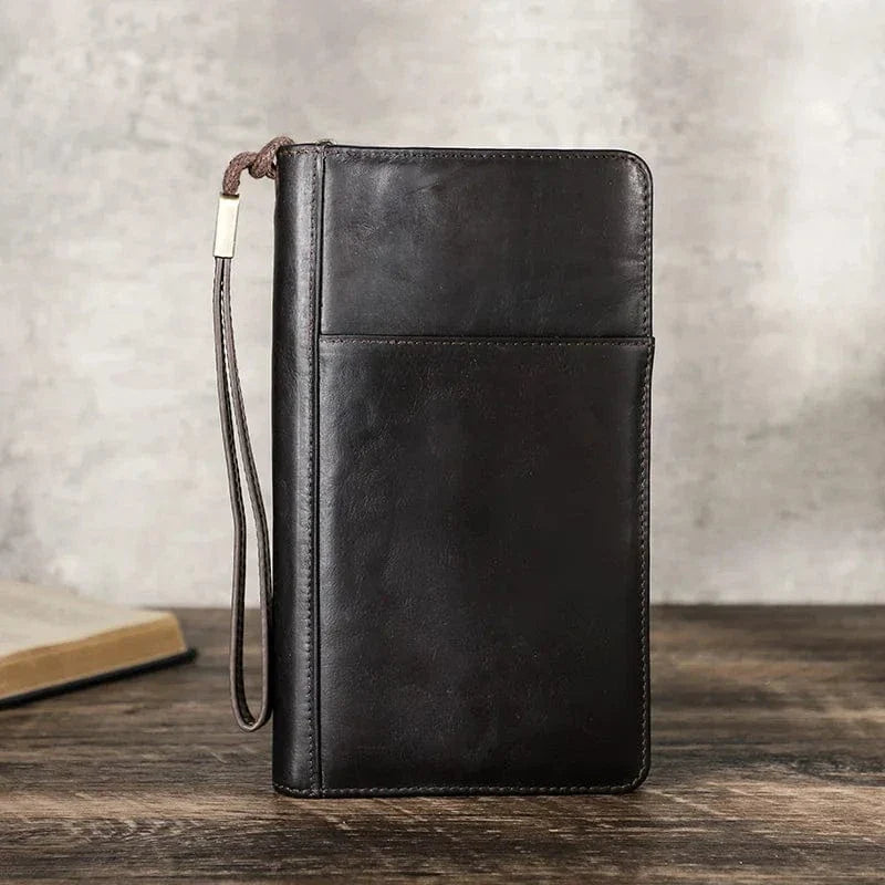 Accessoire d'organisation voyage, porte-cartes en cuir veritable pour voyageuses