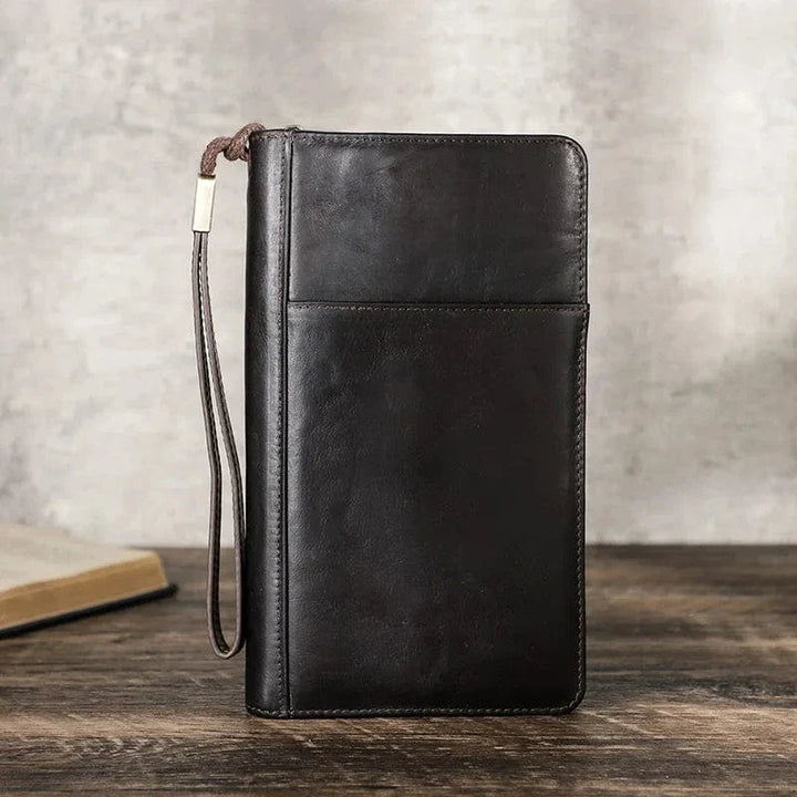 Accessoire d'organisation voyage, porte-cartes en cuir veritable pour voyageuses