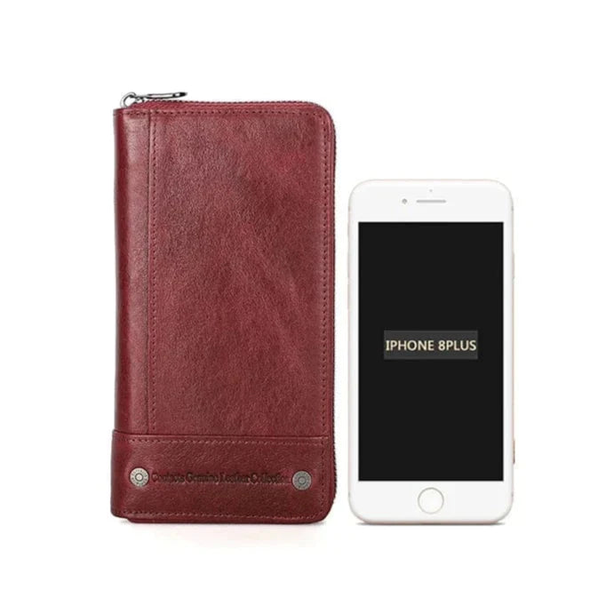 Porte-cartes en cuir femme élégant, petit et pratique, idéal pour sac à main