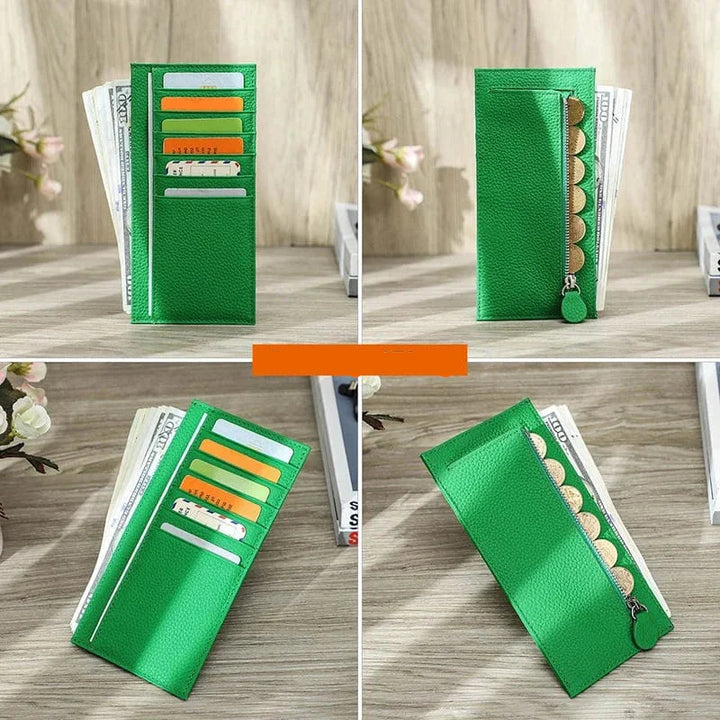 Porte-cartes compact femme rose fuchsia, accessoire de mode, organisation facile