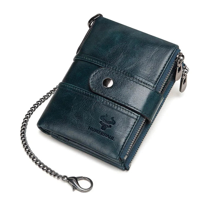 Ensemble cadeau pour femme : portefeuille et porte-cartes en cuir véritable assortis