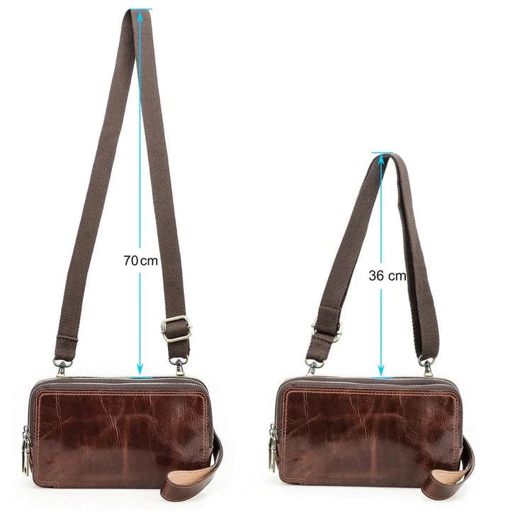 Portefeuille homme en cuir, 3 volets, diverses couleurs (bleu, camel, vert, noir, café)