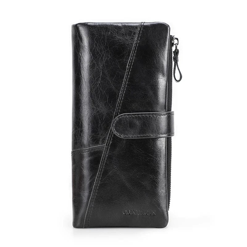 Gros plan d'un portefeuille homme en cuir, texture authentique, couleur café riche, durable.