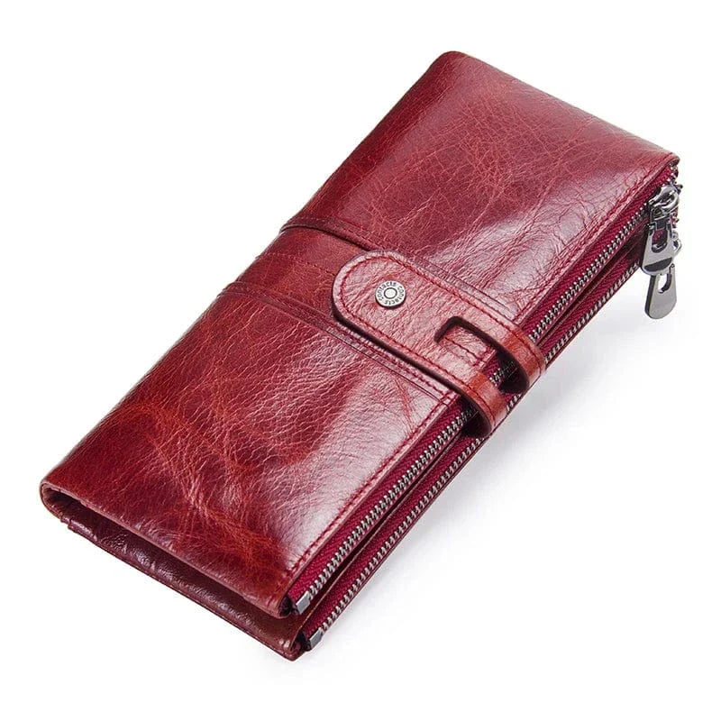 Portefeuille homme classique en cuir, parfait pour garder vos essentiels organisés et sécurisés.