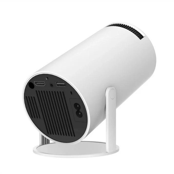 "Projecteur portable 4K HD compact, design léger, idéal pour une expérience cinéma immersive à domicile."