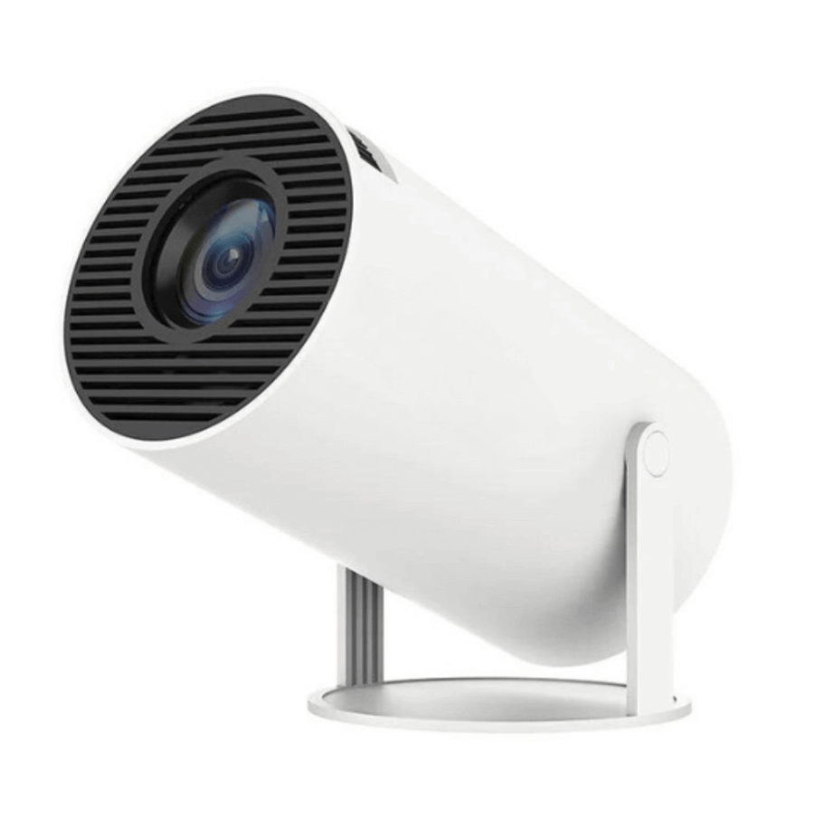 "Projecteur portable 4K HD compact, design léger, idéal pour une expérience cinéma immersive à domicile."