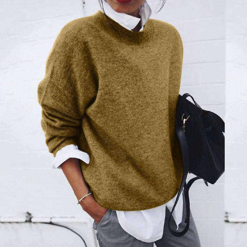 Pull cachemire femme, coupe classique, doux et élégant.  Parfait pour toutes les occasions.