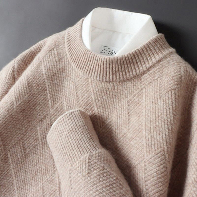 "Pull cachemire homme élégance, douceur, beige, bleu, gris, marron, vert, luxe confort, occasions formelles ou décontractées.