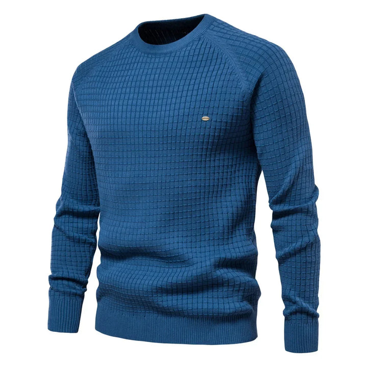Pull long homme confortable, mode masculine hivernale. Look décontracté chic.