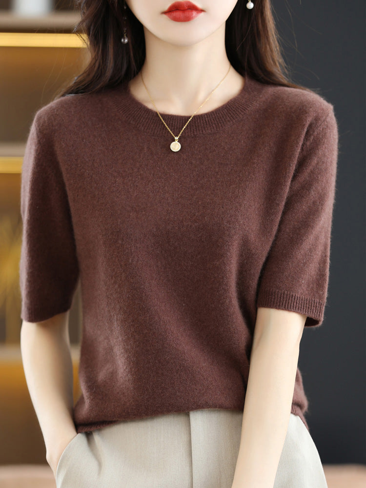 Mode femme: pull classique et douillet, idéal printemps-été léger.