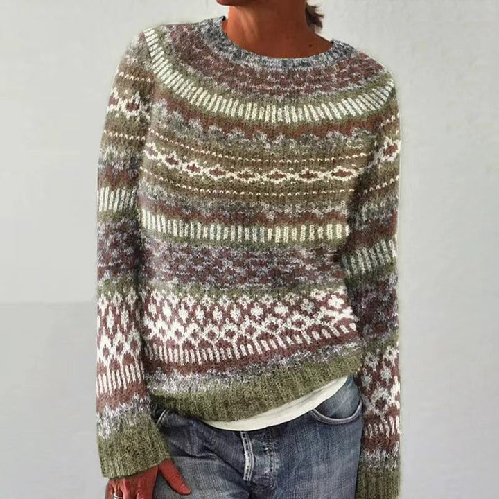 Pull élégant pour femme, coupe moderne, maille douce. Idéal pour une mode féminine chic et décontractée.