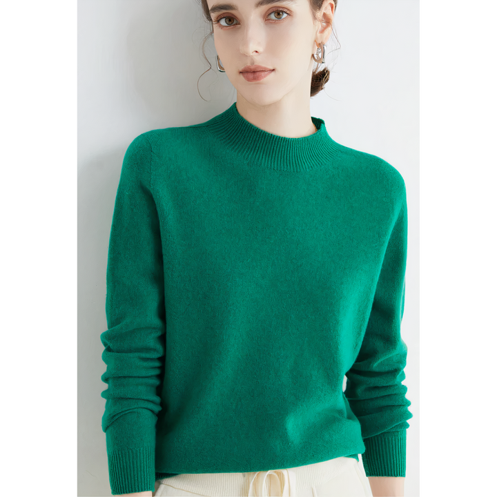 Pull femme basique chic, parfait pour toute saison. Vêtement femme confortable et élégant, style intemporel.