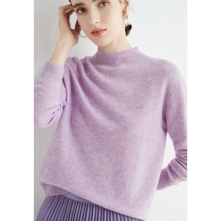 Pull femme doux pour automne-hiver. Vêtement mode femme chic et très confortable, un basique essentiel.