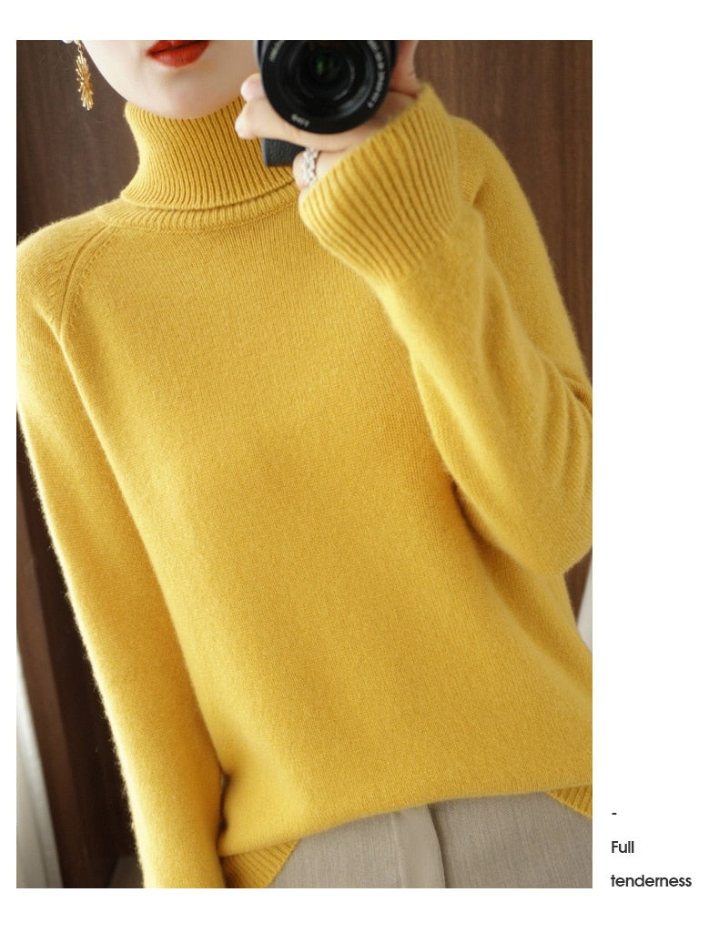 Pull femme élégant et chaud, confort douillet pour les journées d'automne et d'hiver. Top mode intemporel.