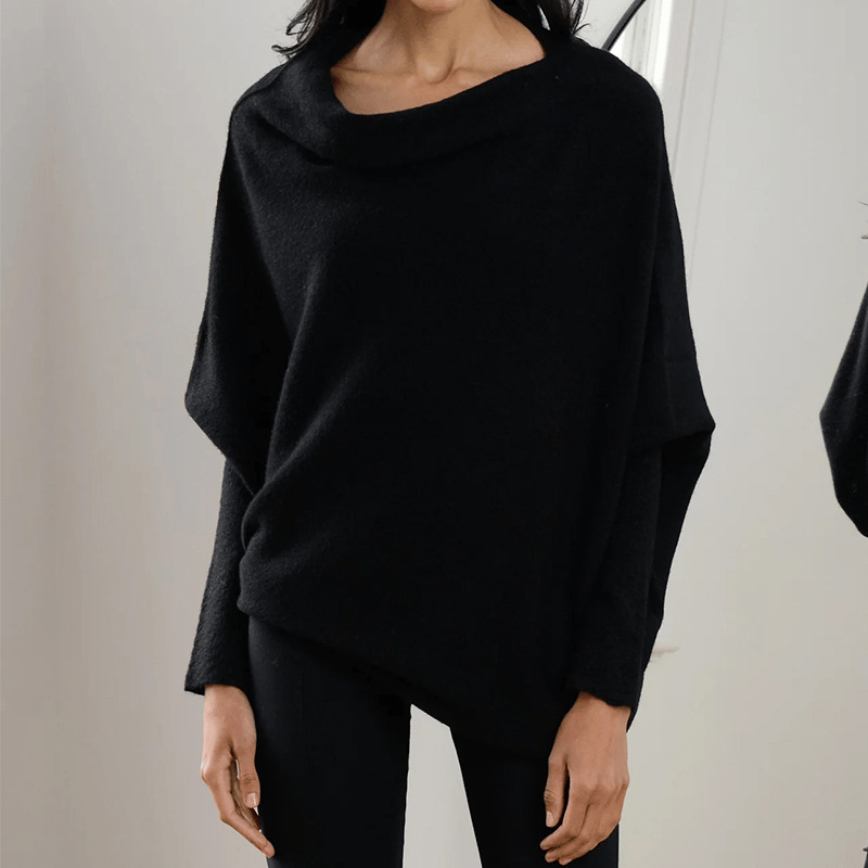 Pull élégant femme décontracté, idéal pour une tenue de jour ou de soirée. Confort et mode assurés.