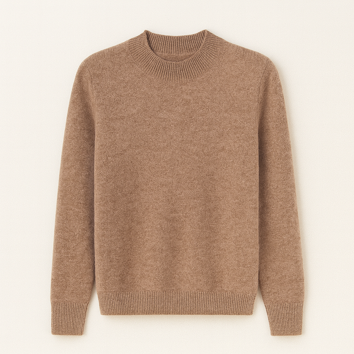 Haut pull femme chic et confortable, idéal pour toutes les saisons.
