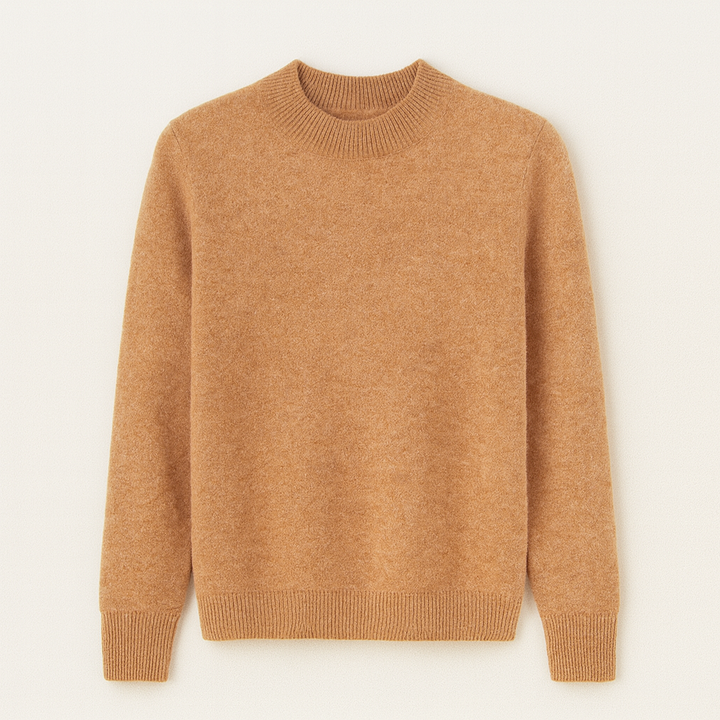 Pull femme décontracté chic, tricot doux pour un style saisonnier.