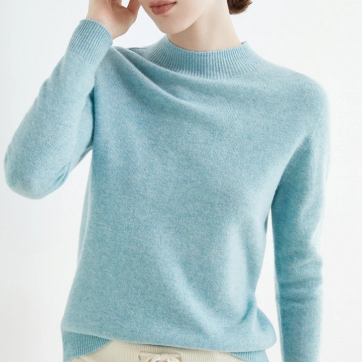 Haut femme tendance et confortable, un pull élégant en vêtement doux, parfait pour toutes les saisons.
