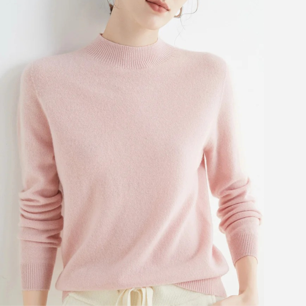 Pull doux et chic pour femme, idéal pour la mode féminine automne-hiver. Vêtement confortable et élégant.