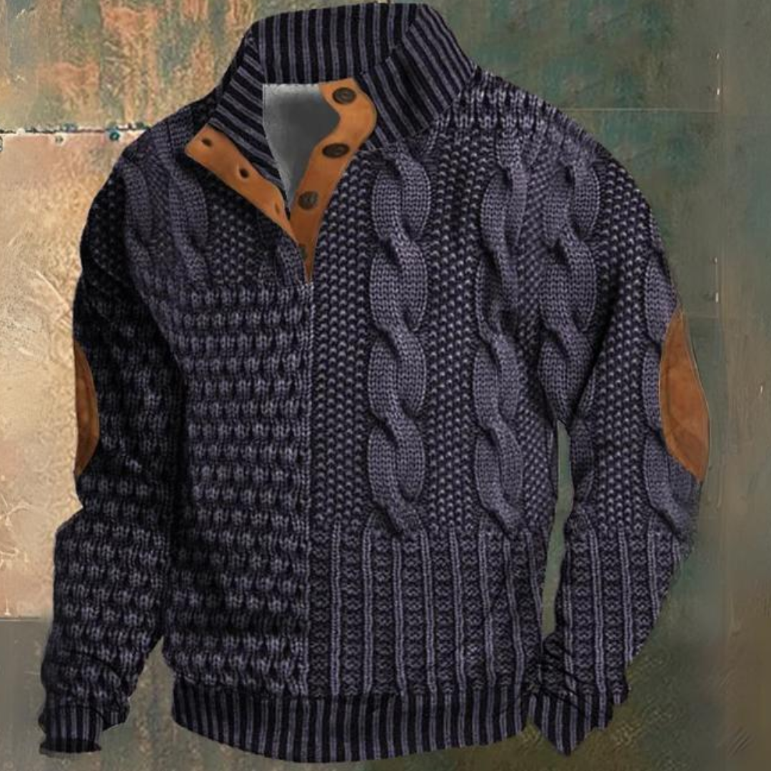 Pull homme chaud, doux et confortable.  Design classique, plusieurs tailles. Idéal hiver.