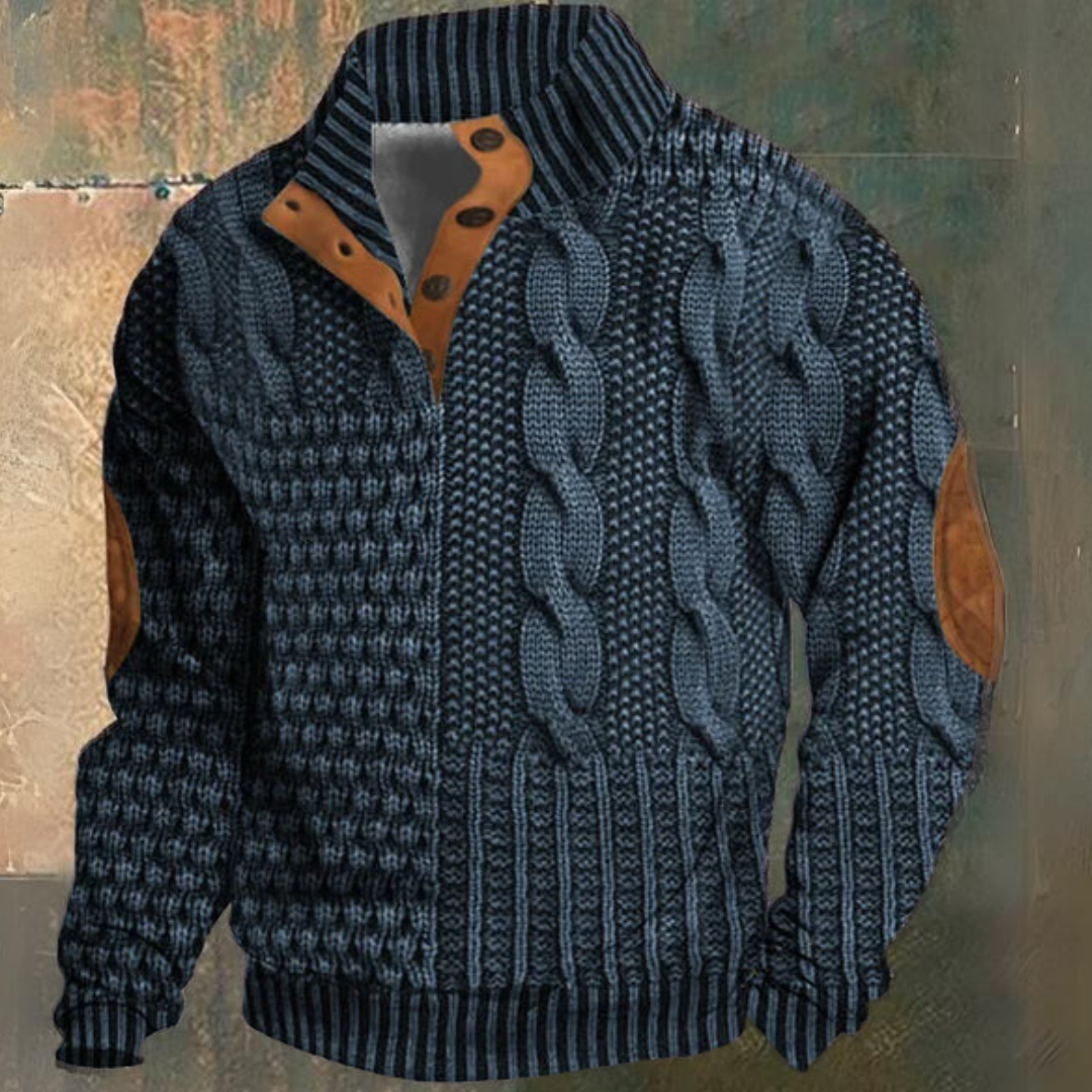 Pull homme chaud, doux et confortable.  Design classique, plusieurs tailles. Idéal hiver.