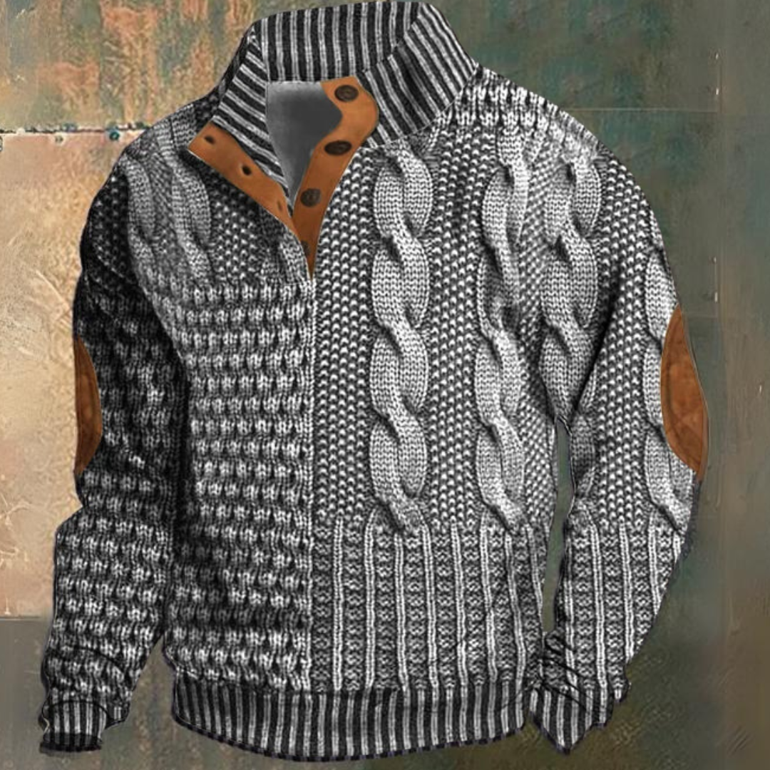 Pull homme chaud, doux et confortable.  Design classique, plusieurs tailles. Idéal hiver.