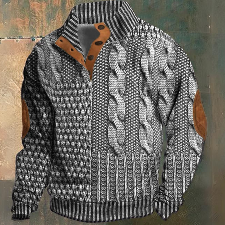 Pull homme chaud, doux et confortable.  Design classique, plusieurs tailles. Idéal hiver.