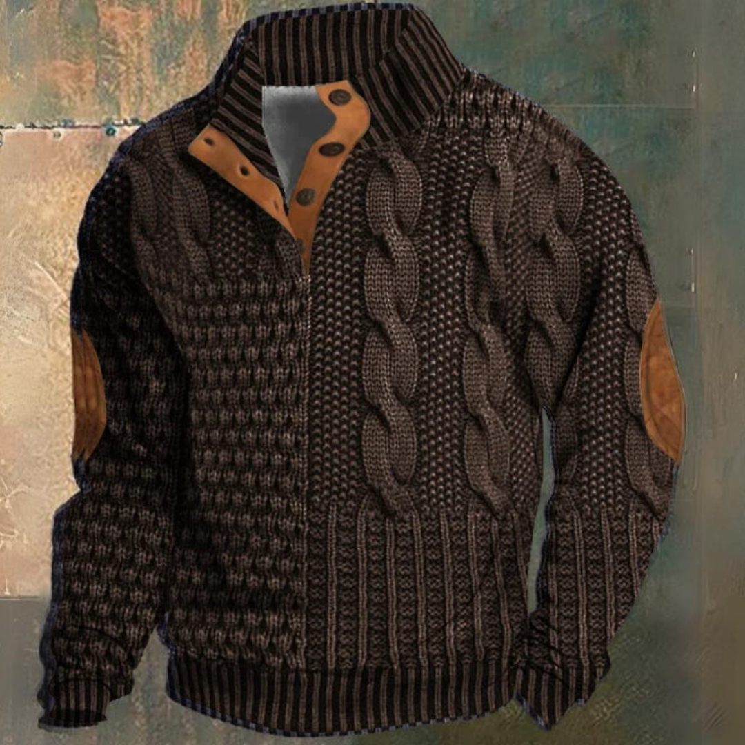 Pull homme chaud, doux et confortable.  Design classique, plusieurs tailles. Idéal hiver.