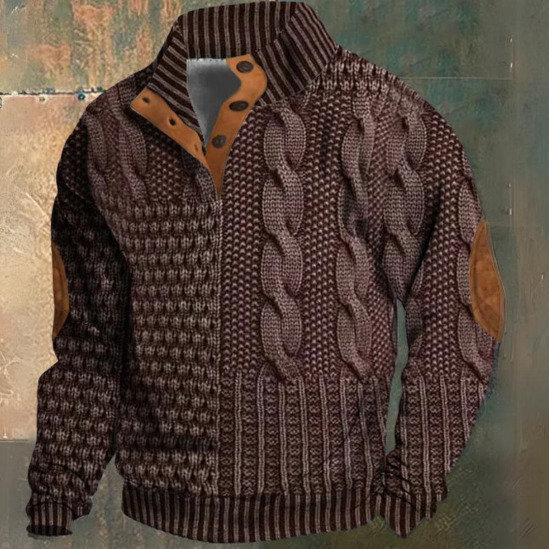 Pull homme chaud, doux et confortable.  Design classique, plusieurs tailles. Idéal hiver.