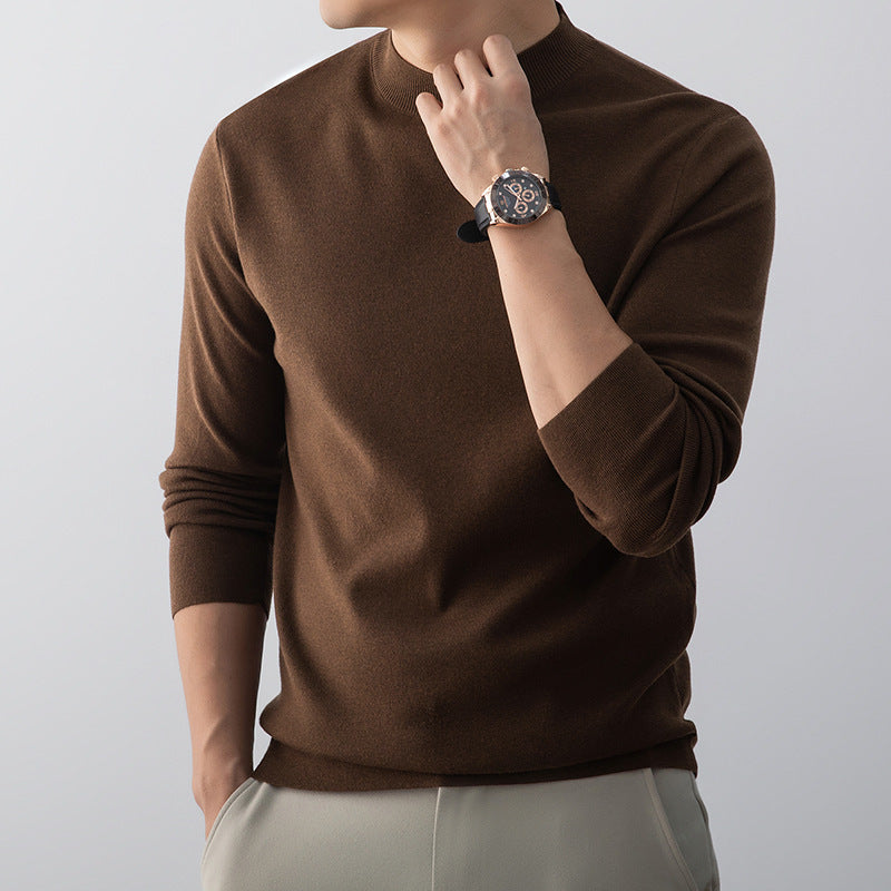 Détail texture douce pull homme chic, maille confortable, idéal saison froide.