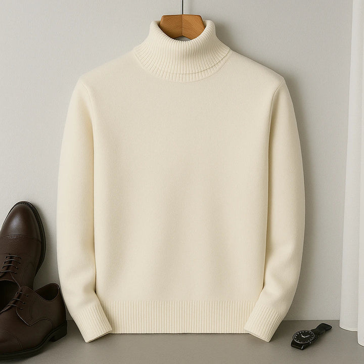 Pull homme col roulé hiver automne, chaleur garantie pour toutes les occasions.
