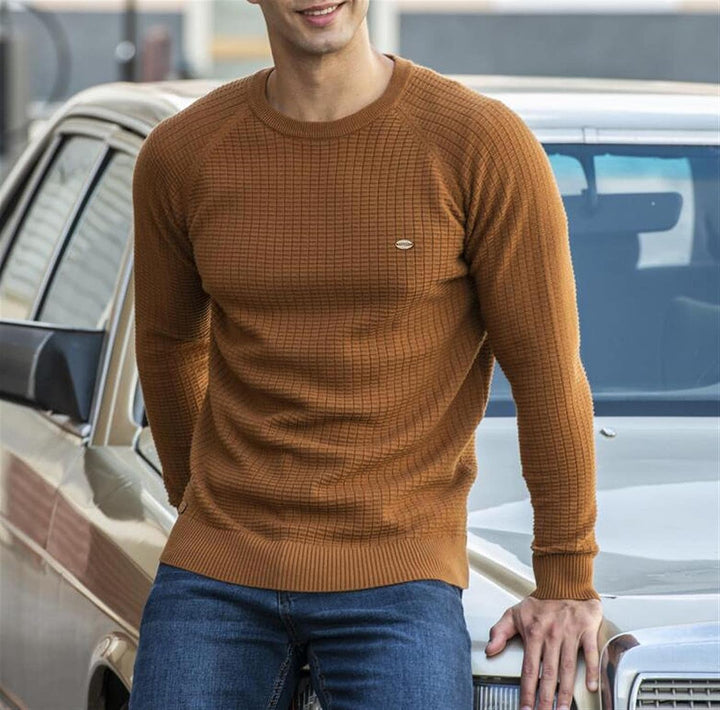 Pull homme, coupe moderne, confort optimal, plusieurs couleurs.  Idéal automne/hiver.
