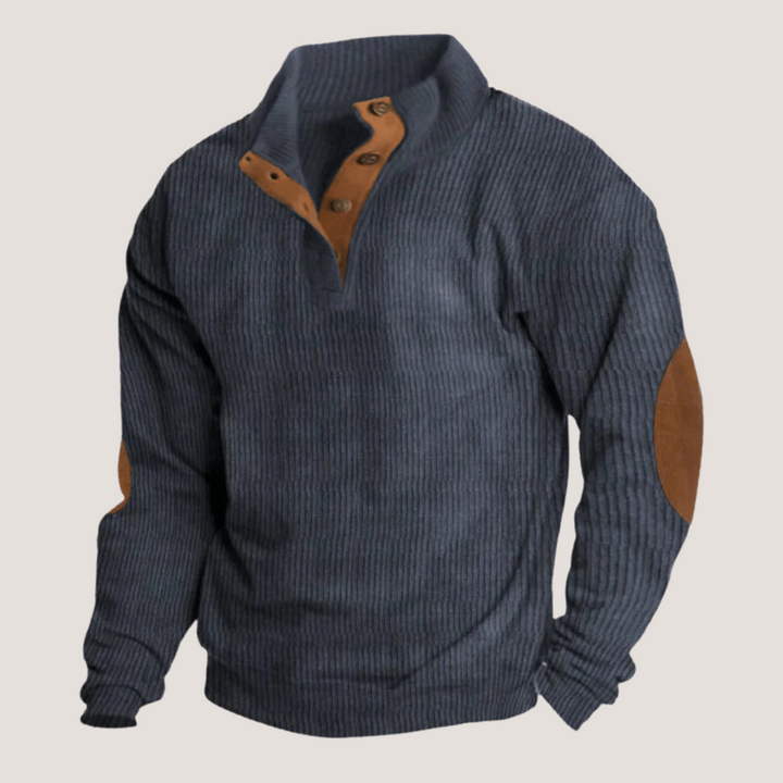 Sweat homme confortable et polyvalent à col montant, essentiel pour une mode décontractée et élégante.
