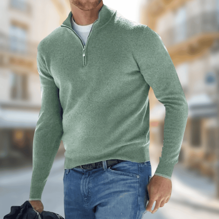 Pull homme polyvalent, idéal pour l'automne. Élégant et décontracté, ce vêtement assure un confort optimal.