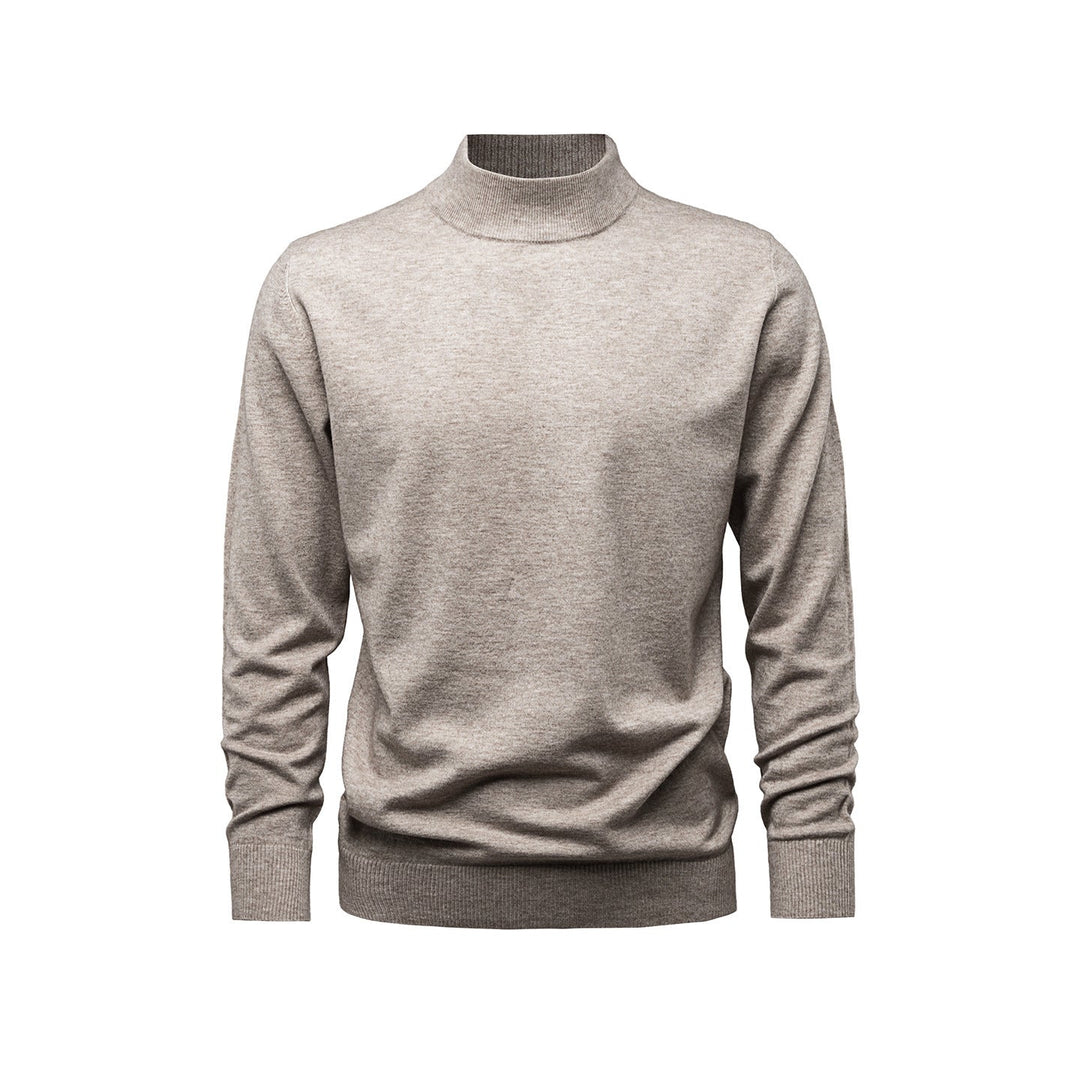 Pull homme confortable à col montant Lenox, parfait pour la chaleur et le style décontracté en automne-hiver.