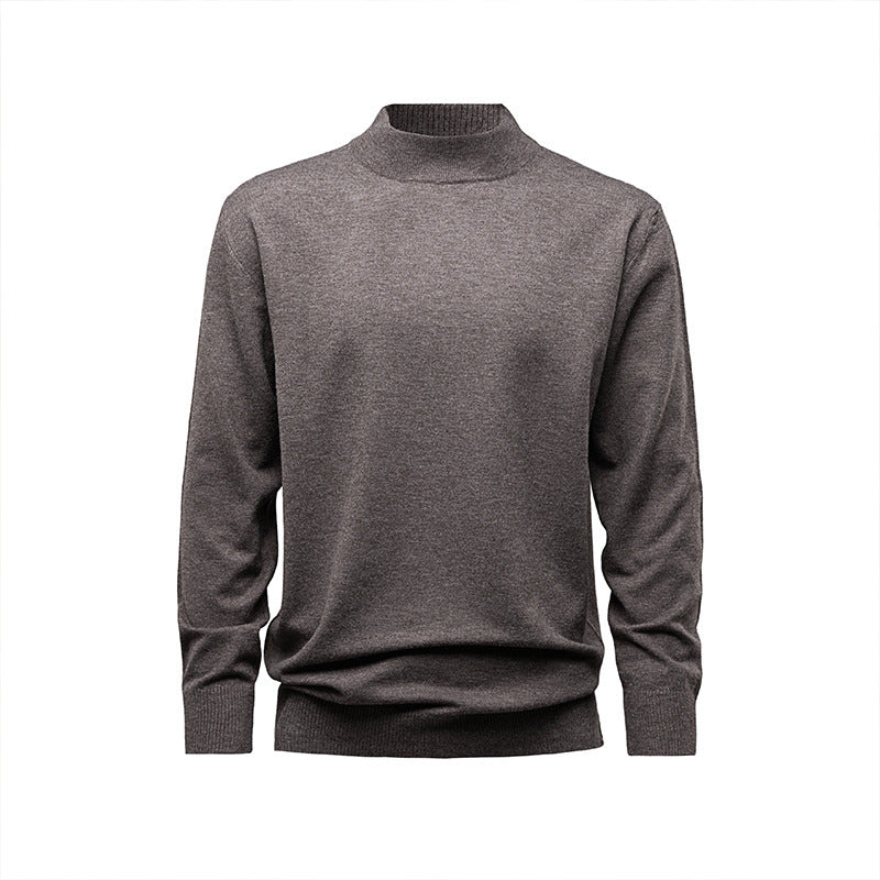 Vêtement homme hiver: Pull Lenox mode masculine, col droit, élégant et chaud, pour un look actuel en automne.