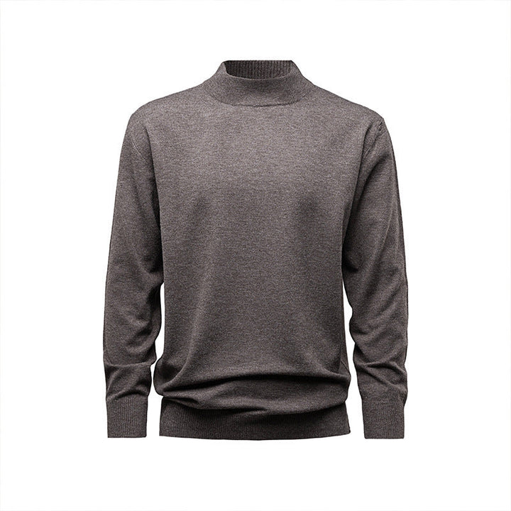 Vêtement homme hiver: Pull Lenox mode masculine, col droit, élégant et chaud, pour un look actuel en automne.