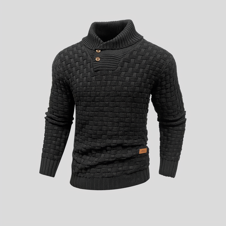 Pull thermique homme élégant pour l'hiver. Confortable et chaud, idéal mode décontractée.